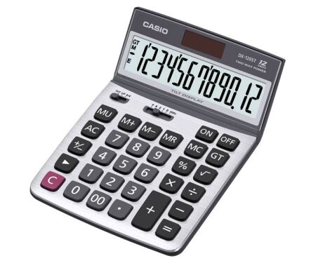 Casio DX-120ST Siyah Masaüstü Hesap Makinesi - 1
