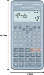 Casio FX-82ES Plus 2. Versiyon Mavi 252 Fonksiyonlu Bilimsel Hesap Makinesi - 3