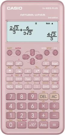 Casio FX-82ES Plus 2. Versiyon Pembe 252 Fonksiyonlu Bilimsel Hesap Makinesi - 1