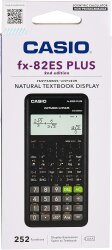 Casio FX-82ES Plus 2. Versiyon Siyah 252 Fonksiyonlu Bilimsel Hesap Makinesi - 4