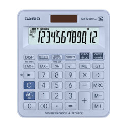Casio MJ-120D Plus Mavi Masaüstü Hesap Makinesi - CASIO
