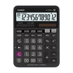 Casio MJ-120D Plus Siyah Masaüstü Hesap Makinesi - CASIO