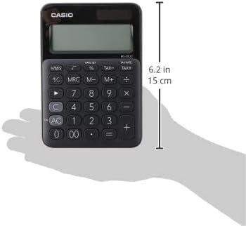 Casio MS-20UC-BK Siyah Masaüstü Hesap Makinesi - 2