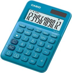 Casio MS-20UC-BU Mavi Masaüstü Hesap Makinesi - CASIO