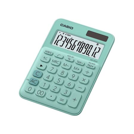Casio MS-20UC-GN Yeşil Masaüstü Hesap Makinesi - 1