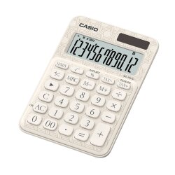 Casio MS-20UC-JWE Beyaz Desenli Masaüstü Hesap Makinesi - CASIO
