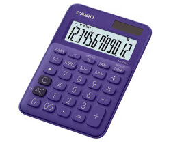 Casio MS-20UC-PL Mor Masaüstü Hesap Makinesi - CASIO