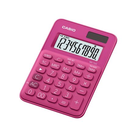 Casio MS-7UC-RD Pembe Masaüstü Hesap Makinesi - 1