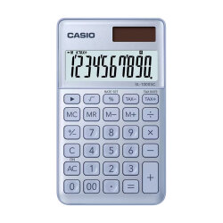 Casio SL-1000SC-BU Mavi Masaüstü Hesap Makinesi - CASIO
