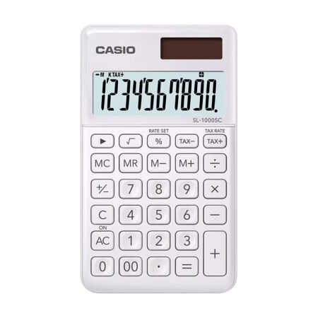 Casio SL-1000SC-WE Beyaz Masaüstü Hesap Makinesi - 1