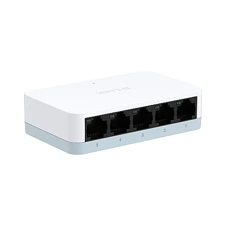 D-Link DES-1005C/E 5 Port 10/100 Mbps Ethernet Switch Plastik Kasa - 2