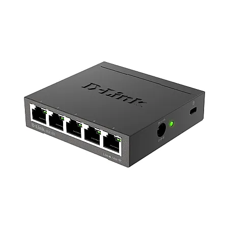 D-Link DGS-105 5 Port 1000 Mbps Gigabit Ethernet Ağ Switchi - 3