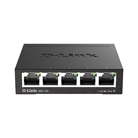 D-Link DGS-105 5 Port 1000 Mbps Gigabit Ethernet Ağ Switchi - 2