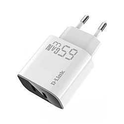 D-Link DPC-652 65W Çift Port GaN III USB Hızlı Şarj Adaptörü - D-LİNK