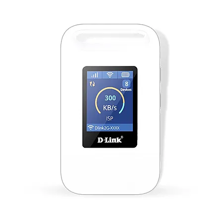 D-Link DWR-932M 4G LTE 3000 mAh Bataryalı Renkli Ekranlı Mobil Wi-Fi Router - 1