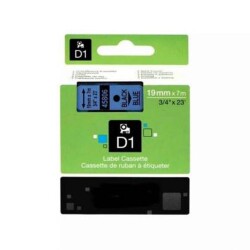 Dymo 45806 Replacement Blue/Black D1 Replacement Tape 19mm x 7m - Dymo