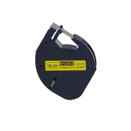 Dymo LetraTag 59423 Black Label 91202 12mm x 4M - 1