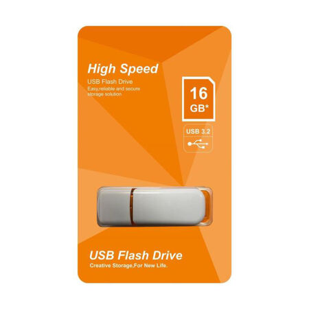 Elba 16GB Plastic White-Orange 3.2 USB Flash Memory - 1