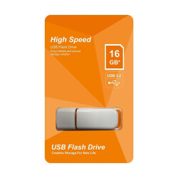 Elba 16GB Plastik Beyaz-Turuncu 3.2 USB Flash Bellek - Elba