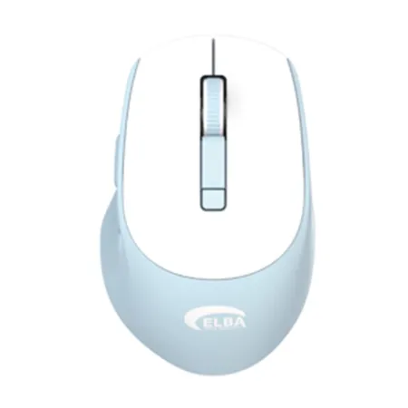 Elba B554 Beyaz-Mavi Optik Kablosuz Mouse - 1