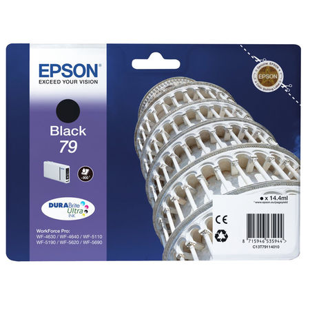 Epson 79-T7911-C13T79114010 Siyah Orjinal Kartuş - 1