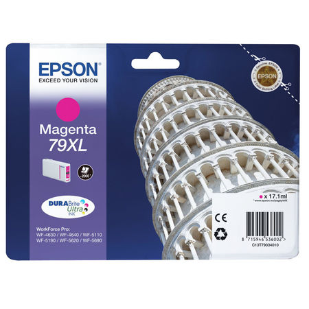 Epson 79XL-T7903-C13T79034010 Kırmızı Orjinal Kartuş Yüksek Kapasiteli - 1