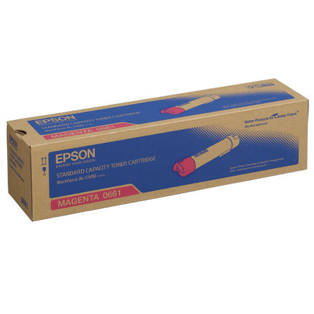 Epson AL-C500/C13S050661 Kırmızı Orjinal Toner - 1