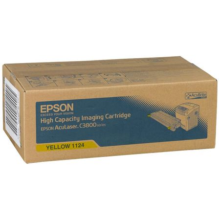 Epson C3800-C13S051124 Sarı Orjinal Toner Yüksek Kapasiteli - 1