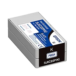 Epson ColorWorks C3500 SJIC22P C33S020601 Siyah Orijinal Kartuş - Epson