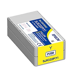 Epson ColorWorks C3500 SJIC22P C33S020604 Sarı Orijinal Kartuş - Epson