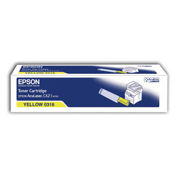 Epson - Epson CX-21/C13S050316 Sarı Orjinal Toner
