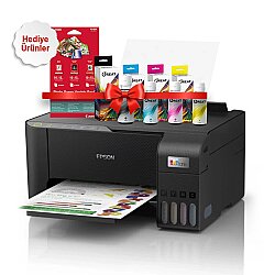 Epson EcoTank L3250 C11CJ67405 Çok Fonksiyonlu Yazıcı Muadil Mürekkep + Fotoğraf Kağıdı - Epson