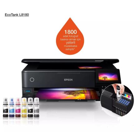 Epson EcoTank L8180 A3 C11CJ21402 Mürekkep Tanklı Fonksiyonlu Yazıcı - 14