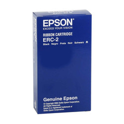 Epson ERC-02/C43S015425 Kırmızı-Siyah Orjinal Şerit - Epson