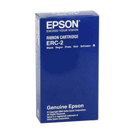 Epson ERC-02/C43S015425 Kırmızı-Siyah Orjinal Şerit - 2