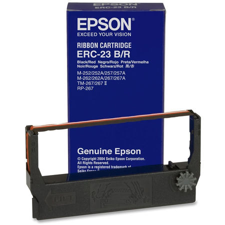 Epson ERC-23/C43S015362 Orijinal Kırmızı-Siyah Şerit - 2