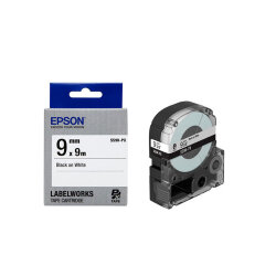 Epson Prifia SC9K-PX 9mm Siyah Üzeri Beyaz Şerit- Spot - Epson