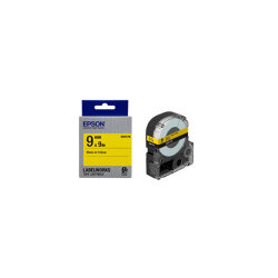 Epson Prifia SC9Y-PX 9mm Siyah Üzeri Sarı Şerit- Spot - Epson
