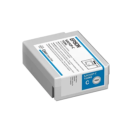 Epson SJIC42P-C C13T52M240 Mavi Orijinal Kartuş - 1