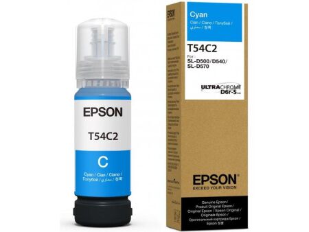 Epson SureLab SL-D500 T54C2 / C13T54C220 Mavi Mürekkep - 1