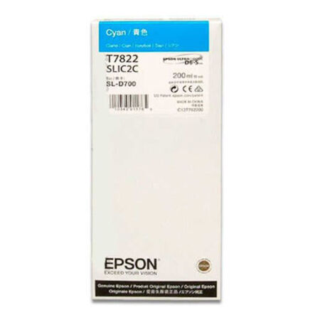 Epson Surelab T7822 Mavi Orijinal Kartuş- C Grade - 1