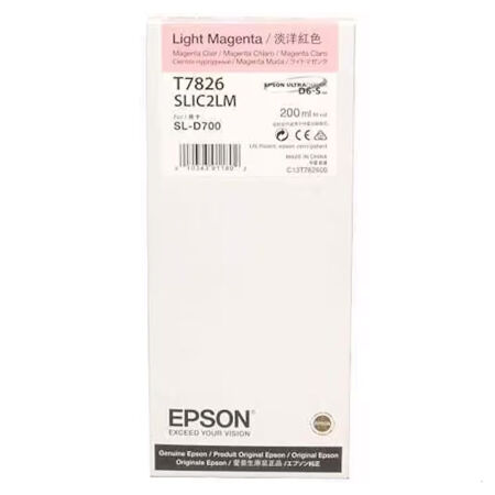 Epson Surelab T7826 Açık Kırmızı Orijinal Kartuş- C Grade - 1