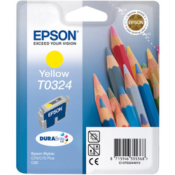 Epson T0324-C13T03244020 Sarı Orjinal Kartuş - Epson