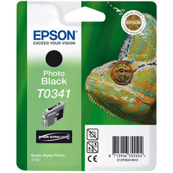 Epson T0341-C13T03414020 Foto Siyah Orjinal Kartuş - 1