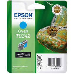 Epson T0342-C13T03424020 Mavi Orjinal Kartuş - Epson