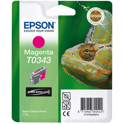 Epson T0343-C13T03434020 Kırmızı Orjinal Kartuş - Epson