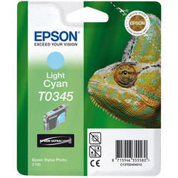 Epson T0345-C13T03454020 Açık Mavi Orjinal Kartuş - Epson