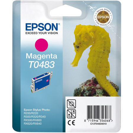 Epson T0483-C13T04834020 Kırmızı Orjinal Kartuş - 1