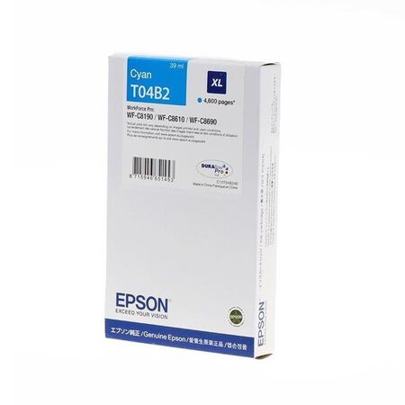 Epson T04B2-C13T04B240 Mavi Orjinal Kartuş Yüksek Kapasiteli - 1