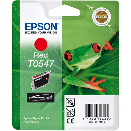 Epson T0547-C13T05474020 Kırmızı-Red Orjinal Kartuş - 1